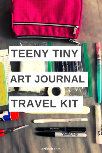How to make a tiny art journal kit