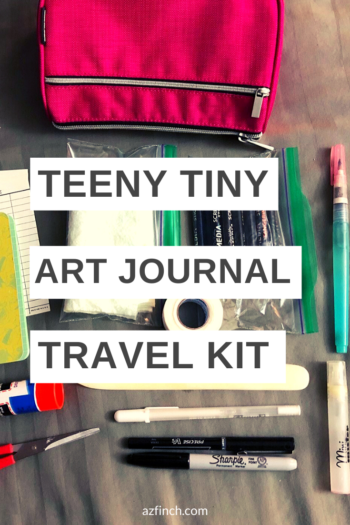 What's In My Travel Art Kit