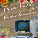 free fonts for digital collage