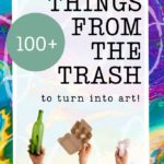 100+ pieces of trash to upcycle into junk journals